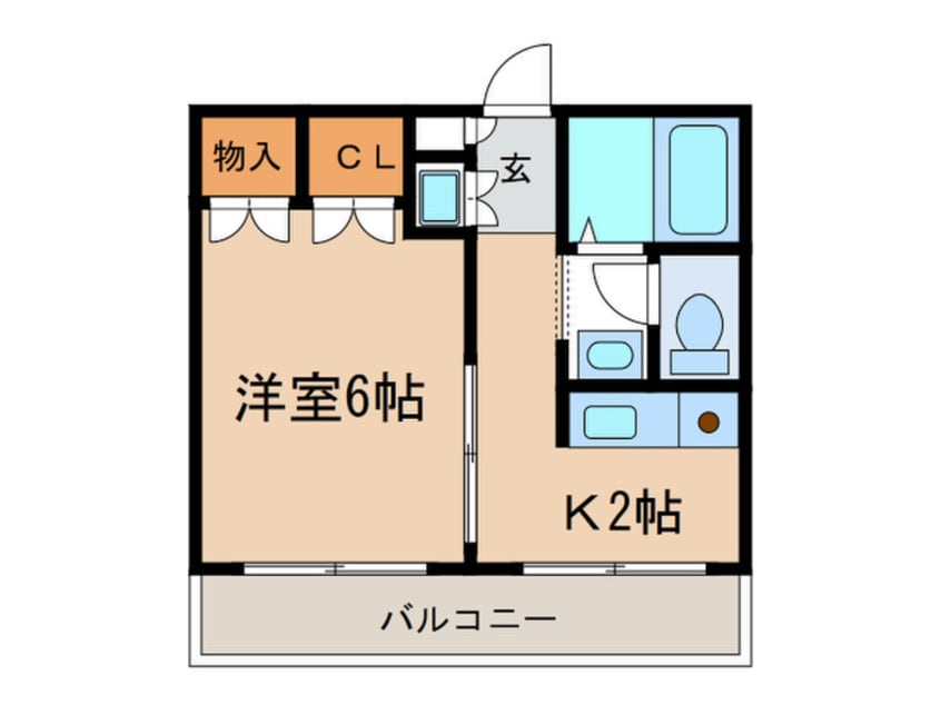 間取図 カ－サ・ノア高峯町