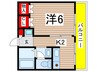 カ－サ・ノア高峯町 1Kの間取り