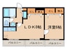 カ－サ・ノア高峯町 1LDKの間取り