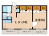 カ－サ・ノア高峯町 1LDKの間取り