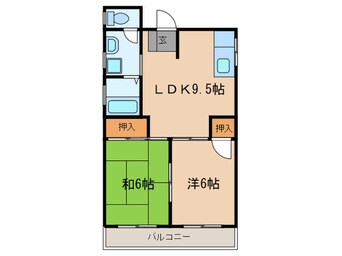 間取図 サンハイツ中村