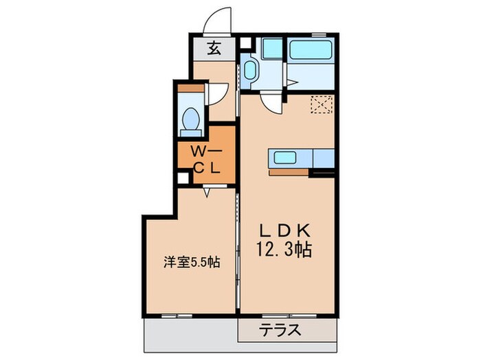 間取り図 ブランドール勝川