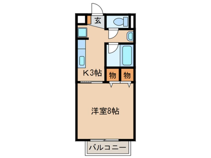 間取図 サープラスワン岩田