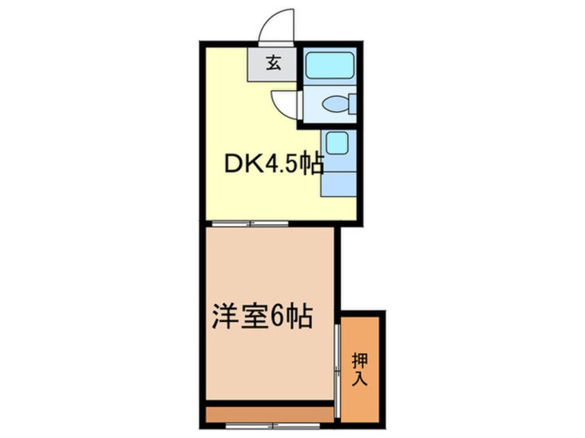 間取図 三恵ビル