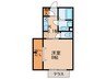 クレアクール 1Kの間取り