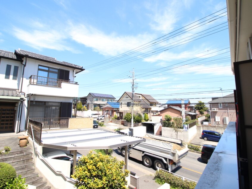 室内からの展望 アースクエイク桜ヶ丘北棟