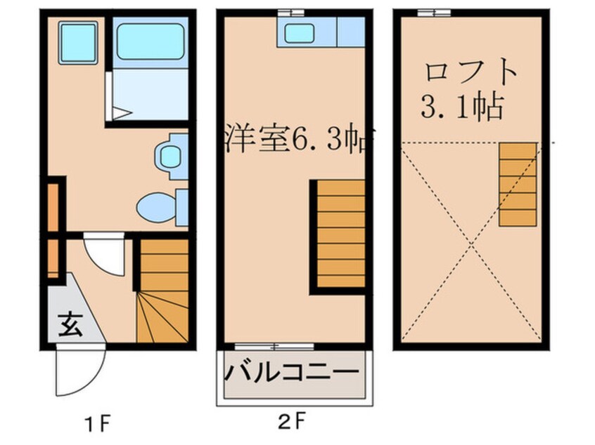 間取図 アースクエイク桜ヶ丘南棟