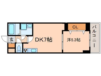 間取図 ワイズタワ－徳川