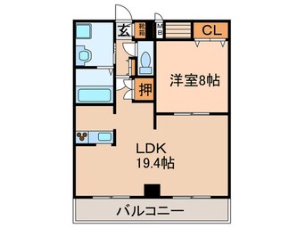 間取図 ワイズタワ－徳川