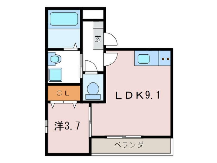 間取り図 KBY Futase