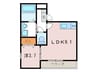 KBY Futase 1LDKの間取り