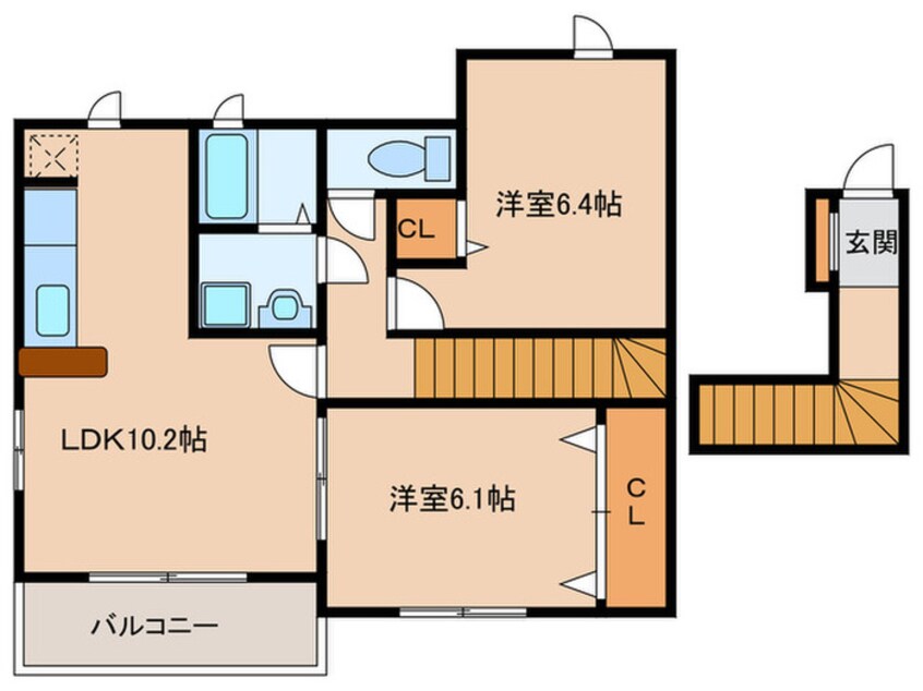 間取図 パ－クあおなみⅠ