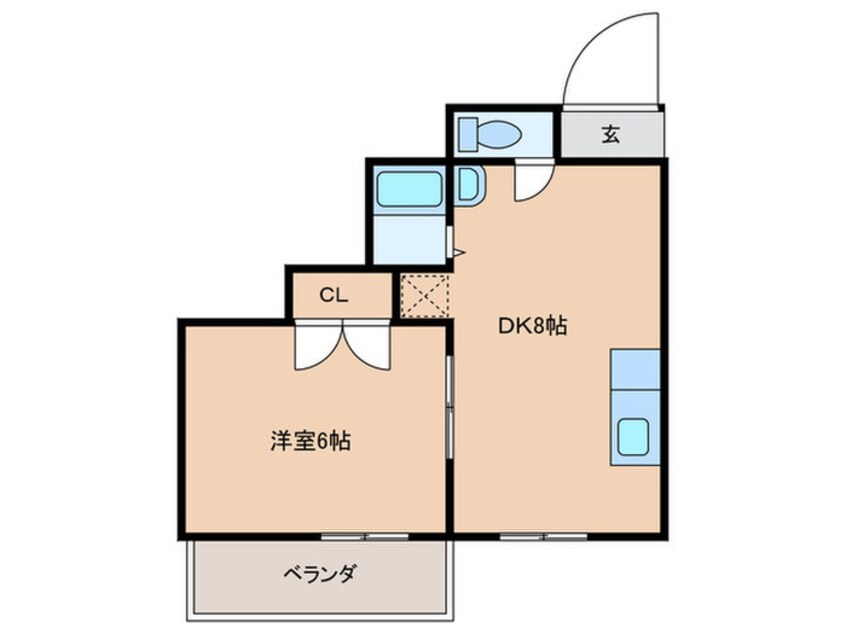 間取図 コーポ村武