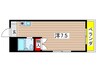グレース荒畑 1Rの間取り