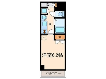 間取図 ﾌﾟﾚﾐｱﾑｺｰﾄ名古屋金山ｲﾝﾃﾙﾉ(503)