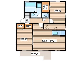 間取図 ウィステリアＡ棟