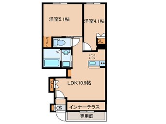間取図 ドエル・カルミア