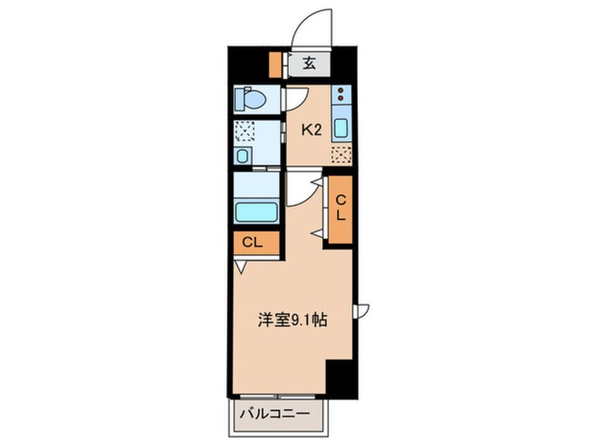 間取図 仮)パルティール名西