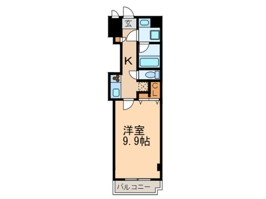 間取図 パルティ－ル豊国通