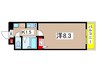ソレイユ御器所 1Kの間取り