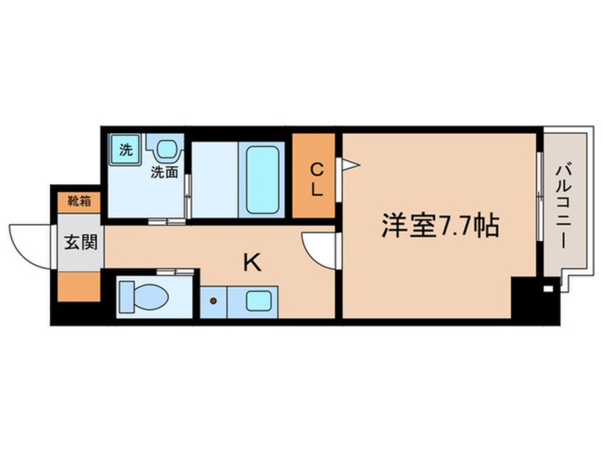 間取図 ブルームライフ八田駅前