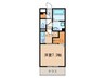 D-room岩塚 1Kの間取り