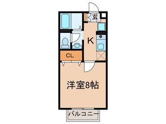 間取図 ビュ－テラス大針