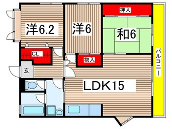 間取図 ルナハイツ瑞穂