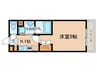 ベルウッド南山 1Kの間取り