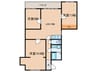 大東マンション北屋敷 3LDKの間取り