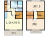 アイエンス 2LDKの間取り