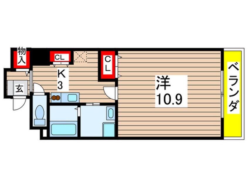 間取図 丹下キア－ロ