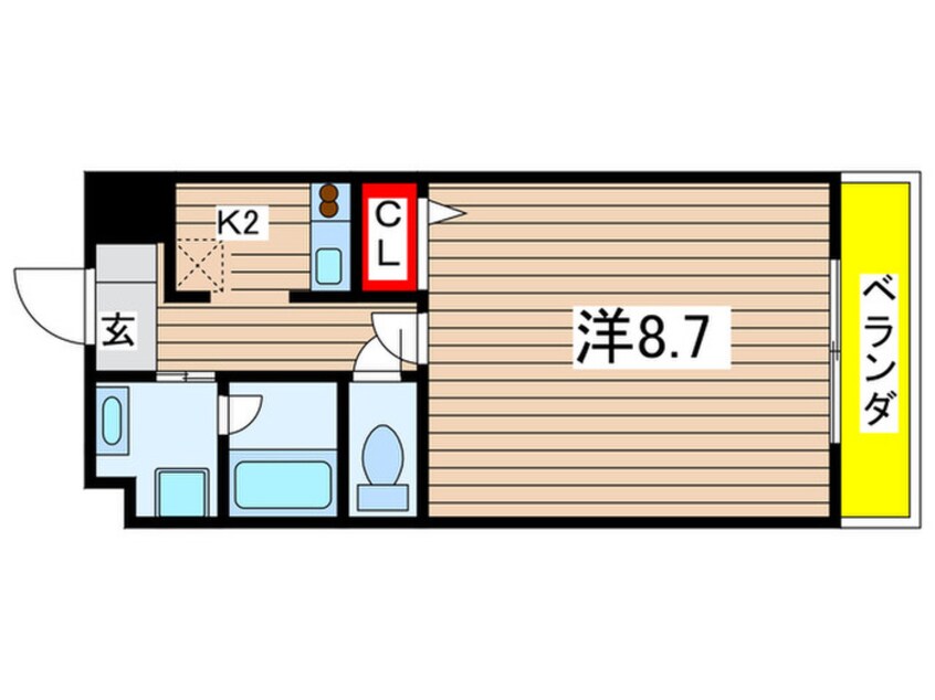 間取図 丹下キア－ロ