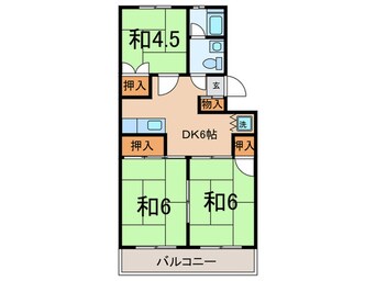 間取図 第１オ－シャンビル