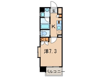 間取図 ア－ルズタワ－宝が丘