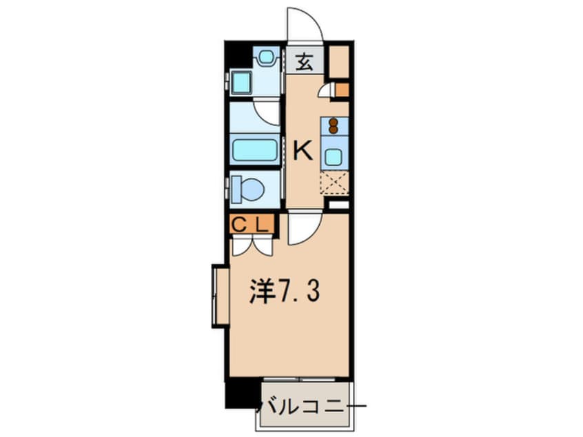 間取図 ア－ルズタワ－宝が丘