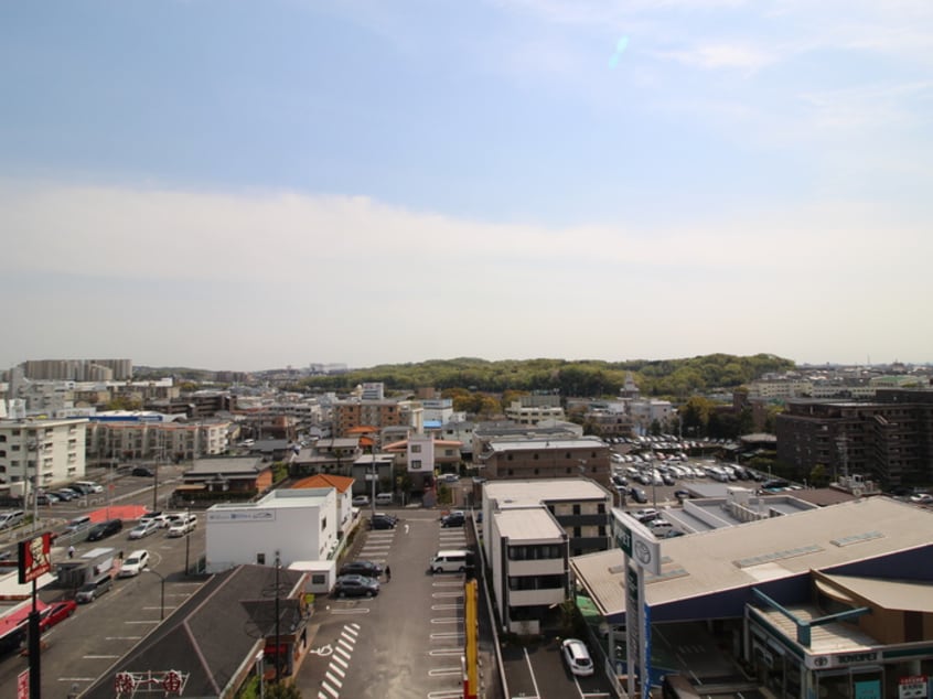 室内からの展望 ア－ルズタワ－宝が丘