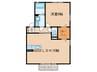 Ｖｉｖｉｅｎｄａ・Ｋ　Ａ棟 1LDKの間取り