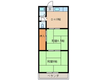 間取図 大野荘