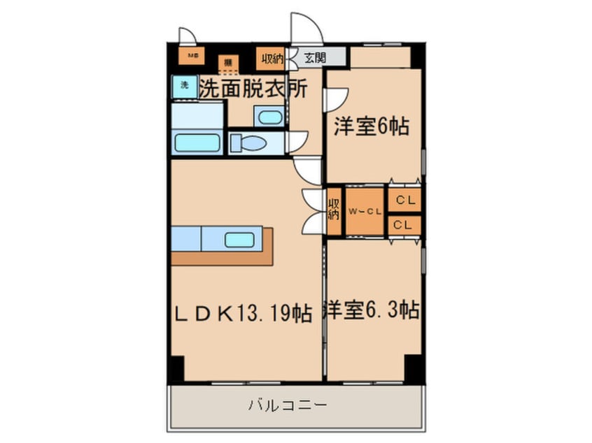 間取図 ソレイユ(SOLEIL)