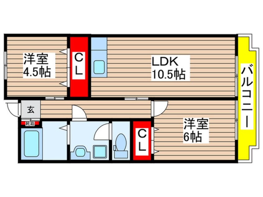 間取図 名栄ビル