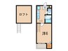 iコーポ 1Kの間取り