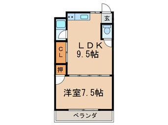 間取図 コーポ寿