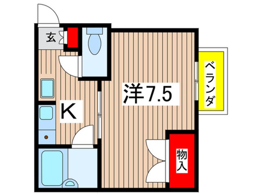 間取図 ノ－ブル千賀