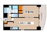 ﾌﾟﾚｻﾝｽ泉ｼﾃｨｱｰｸ(1302) 1LDKの間取り