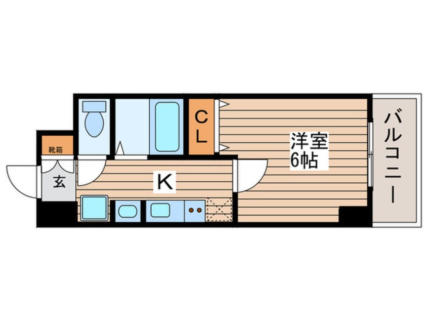 間取図 ﾌﾟﾚｻﾝｽ新栄ﾘﾐｯｸｽ(807)