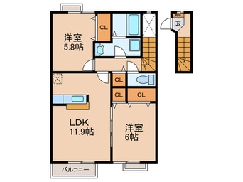 間取図 ラフィネRSB