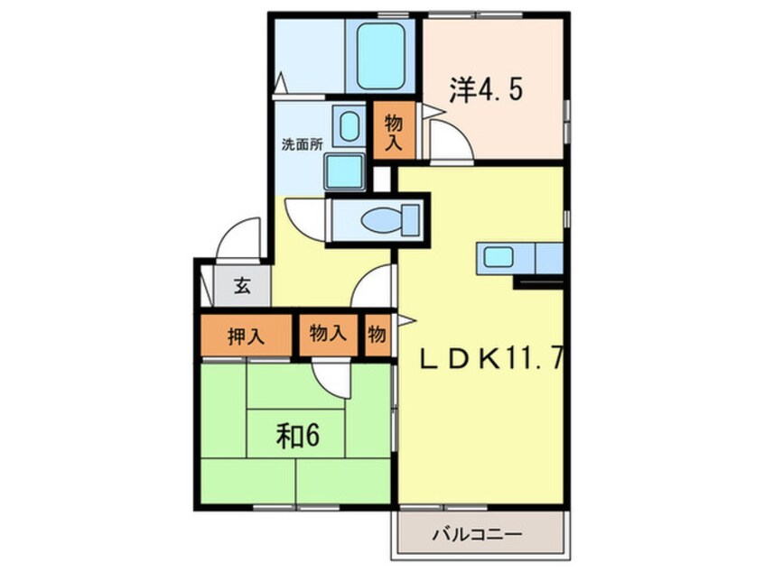 間取図 ブレス御幸