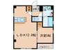 ロイヤルレジデンス高畑 1LDKの間取り