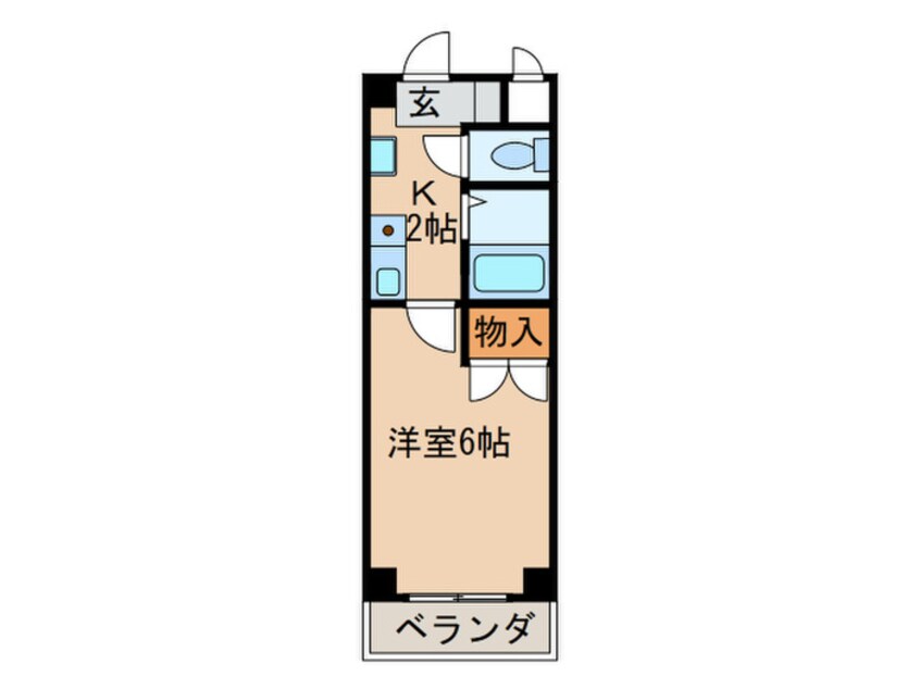 間取図 アビタシオン瑞穂